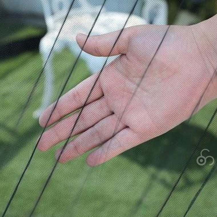 谷村実業 LIVING OUT パラソル用 メッシュテント 蚊帳 虫よけ 庭 テラス デッキ ガーデン TAN-3011