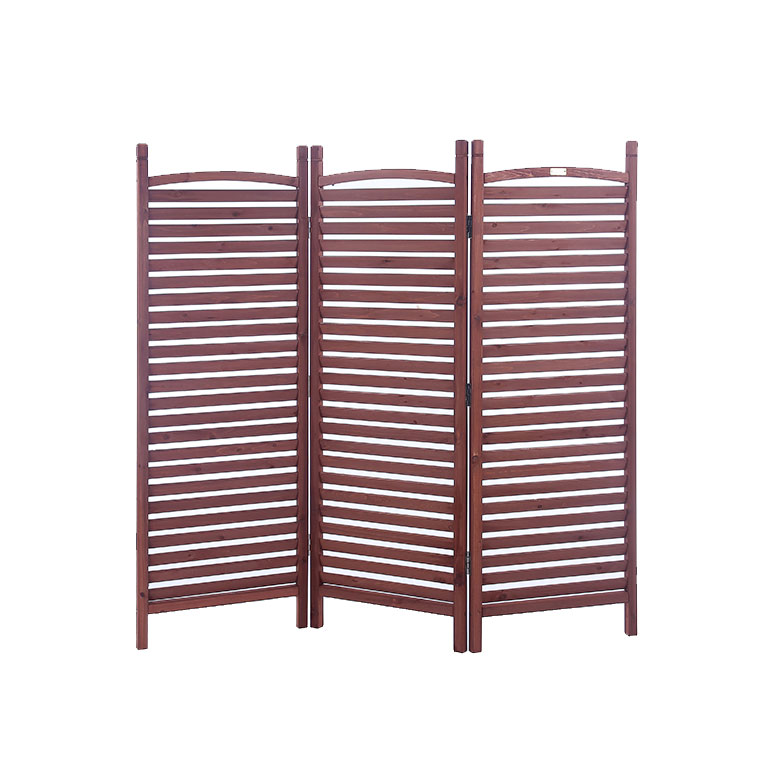 谷村実業 天然木 ガーデン パーティション 3連 高さ148cm 幅156cm