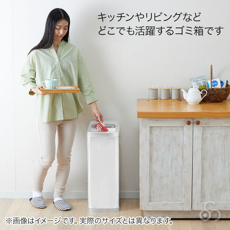 谷村実業 ヴィータ センサーシャッター式ダストボックス 30L TAN-5021