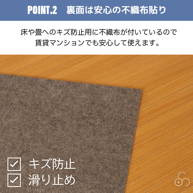 谷村実業 ウッドカーペット 団地間サイズ 3畳 TAN-894-30 フローリング 板間 フロア 模様替え 床保護