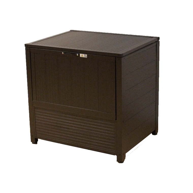 谷村実業 屋外用アルミダストボックス 70cm ストッカー 物置 保管庫