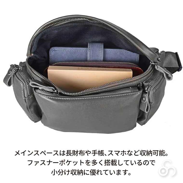 Troy Bros ウエストバッグ ブラック TB7031