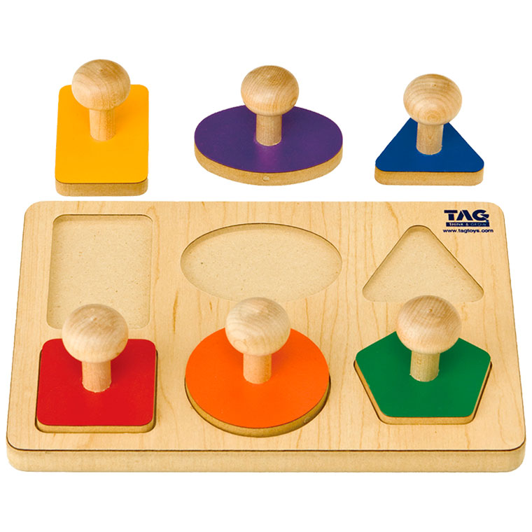 TAG 握りやすい取っ手のついた形パズル TGES9 知育玩具 知育 おもちゃ 木製 2歳 3歳 4歳 5歳 男の子 女の子 誕生日 プレゼント｜sun-wa｜03