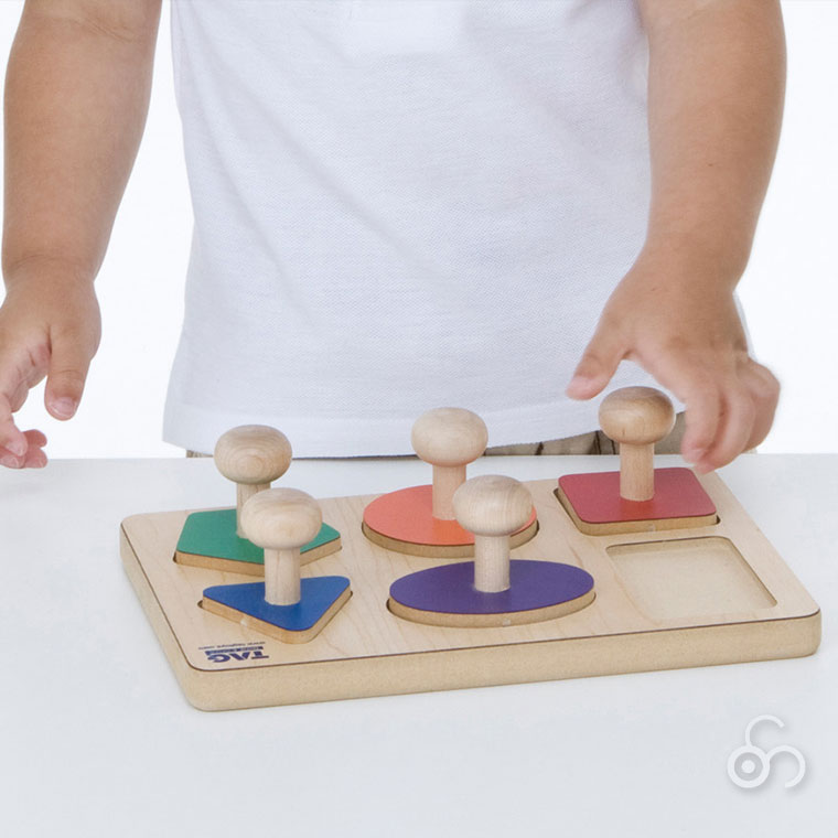 TAG 握りやすい取っ手のついた形パズル TGES9 知育玩具 知育 おもちゃ 木製 2歳 3歳 4歳 5歳 男の子 女の子 誕生日 プレゼント｜sun-wa｜07
