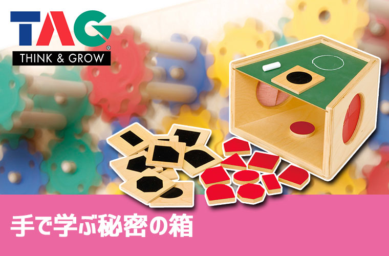 TAG 手で学ぶ秘密の箱 TGESC12 知育玩具 知育 おもちゃ 木製 3歳 4歳 5