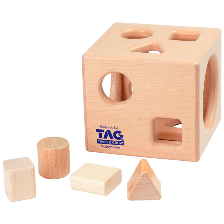 TAG 形の分類と保存性の概念を理解する箱 TGESC8 知育玩具 知育