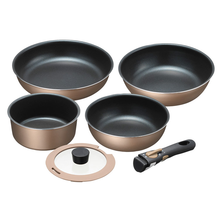 ⭐お値引き中⭐ブラナーノ II　 IH対応鍋着脱ハンドル鍋フライパン4点セット ブラナーノ2 IH対応着脱ハンドル鍋4点セット ギフト 贈り物 内祝い