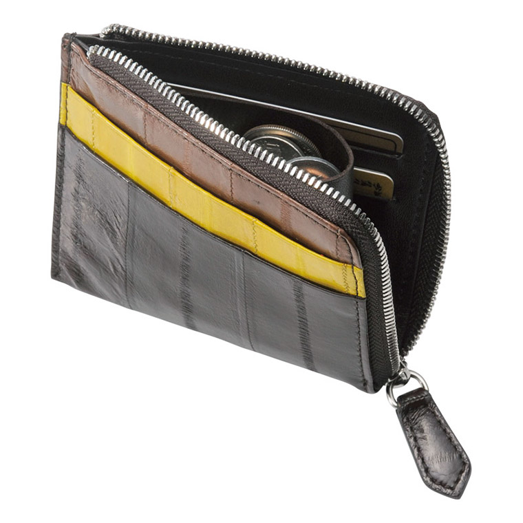 お歳暮 お年賀 財布 シルヴァノ･ビアジーニ L字ジップ財布(ウナギ革) お歳暮 お年賀 御歳暮 御年賀 ギフト 送料無料 シルヴァノ・ビアジーニ L字ジップ財布（ウナギ革） ギフト 贈り物