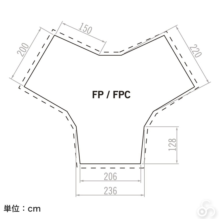 VAUDE（ファウデ） グランドシート Badawi (バダウィ) 4P用 テント