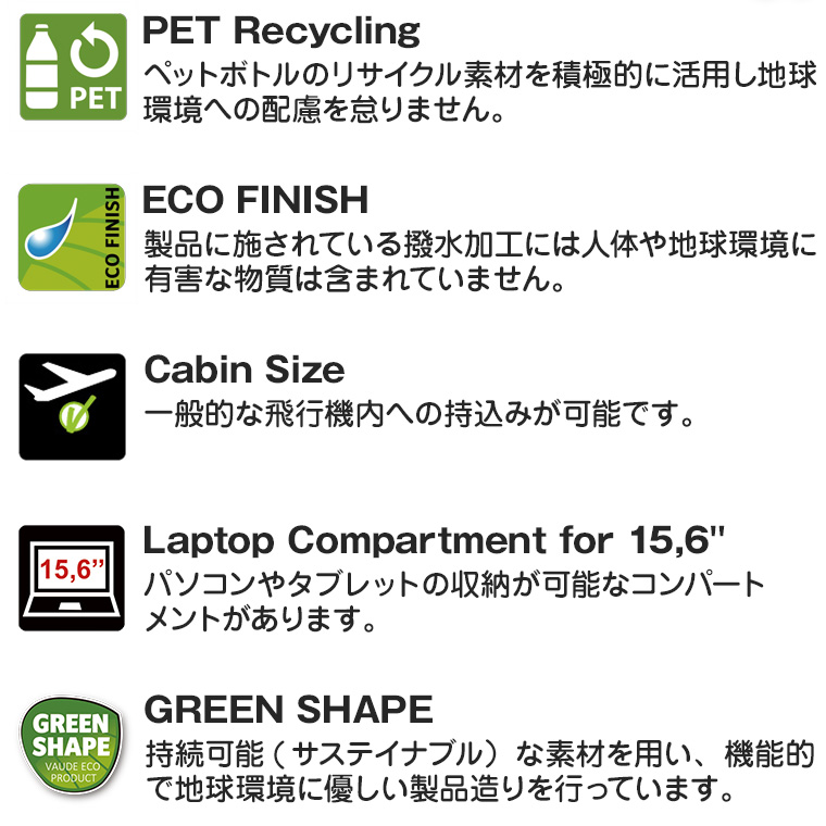 VAUDE バックパック Mundo 50 +...の詳細画像5
