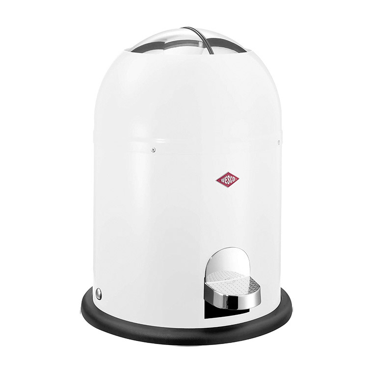 WESCO ペダルビン SINGLE MASTER (シングルマスター) 9L ペダル式 ゴミ箱 ダストボックス スリム おしゃれ リビング キッチン 浴室 寝室 WC-180212の画像