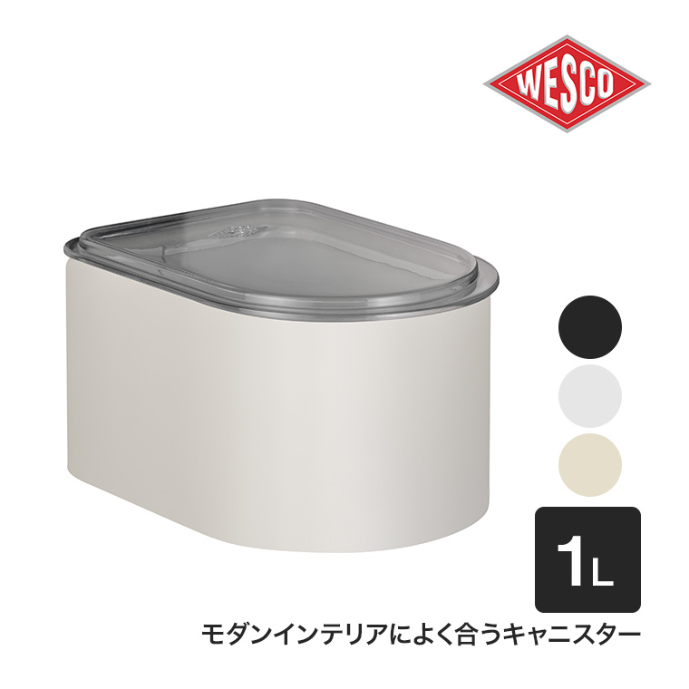 WESCO �ۑ��e�� CANISTERS LOFT (�L���j�X�^�[���t�g) S 1L �|�b�g �X�g���[�W �W���[ �L�b�`�� WC-321401