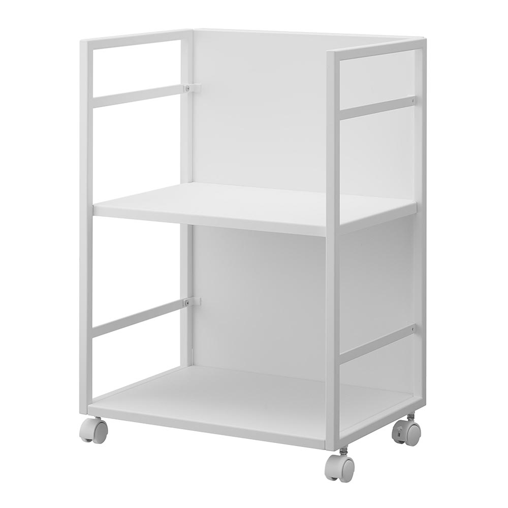 tower 目隠しワゴン タワー 山崎実業 ホワイト ブラック 4810