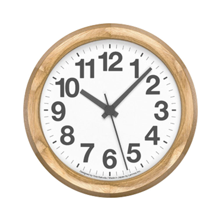Lemnos（レムノス） 掛け時計 Lemnos Clock A Small Clock B Small OAK