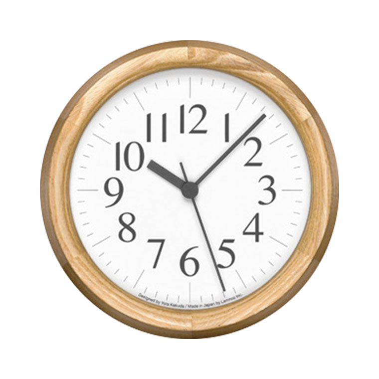 Lemnos（レムノス） 掛け時計 Lemnos Clock A Small Clock B Small OAK