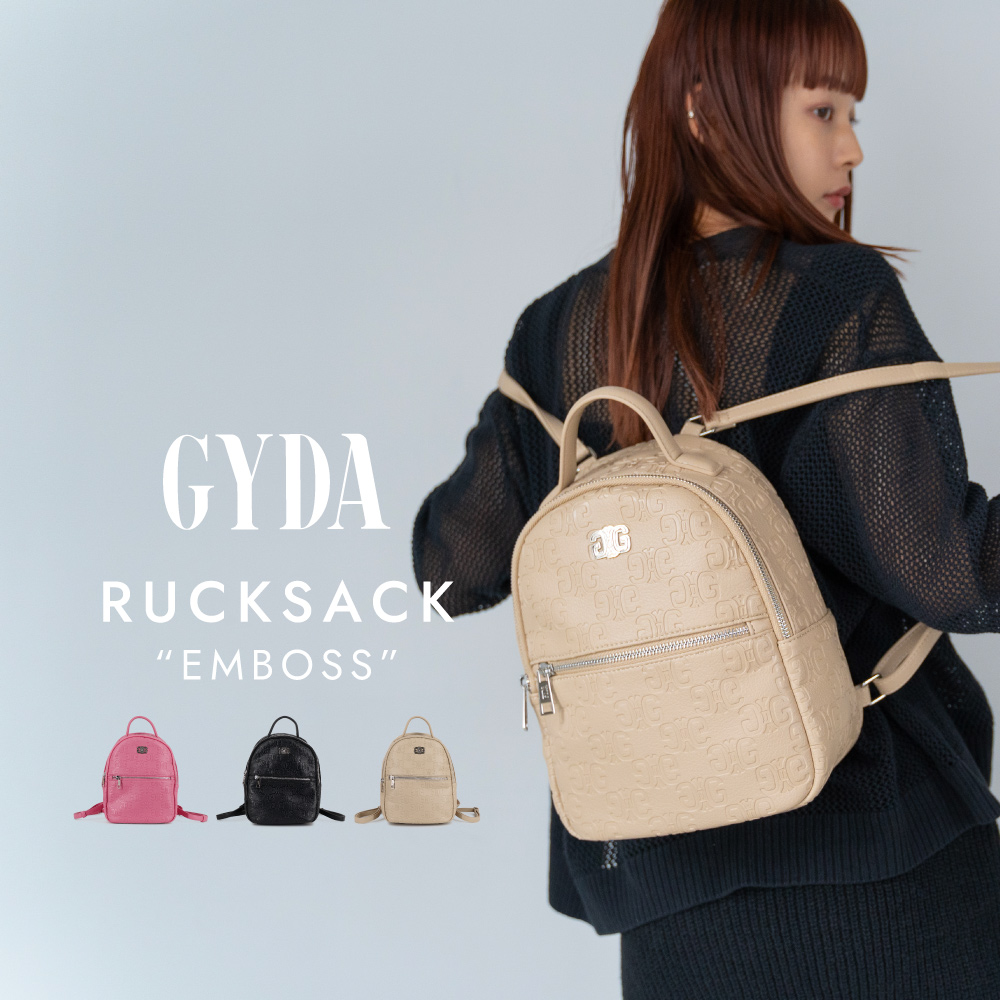 GYDA（ジェイダ） ミニリュック EMBOSS エンボス GY-B216 レディース 