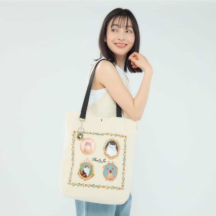 ポール＆ジョー アクセソワ トートバッグ A4対応 タテ型 PJA-B1193 キャンバス・メダイユ PAUL & JOE ACCESSOIRES レディース ブランド | PAUL & JOE ACCESSOIRES | 03