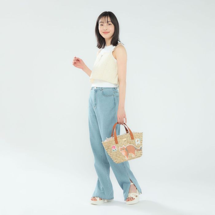 ポール＆ジョー アクセソワ ハンドバッグ かごバッグ PJA-B1201 バスケットバッグ PAUL & JOE ACCESSOIRES レディース ブランド_5