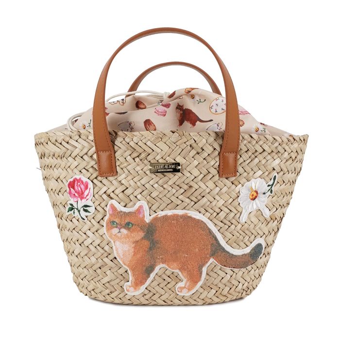 新品ポールアンドジョー猫かごバッグショルダーバッグ ポール & ジョー アクセソワ23年春夏“もこもこのヒツジ”のかごバッグ