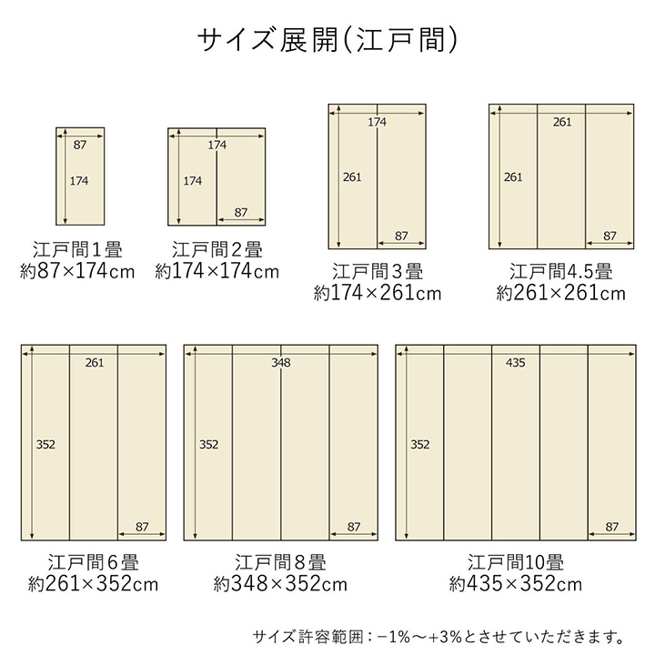 洗える ござ 日本製 国産 カーペット 丈夫 除菌スプレー対応 敷詰 ラグ 敷物 アウトドア レジャー ペット ベージュ 江戸間1畳（約87×174cm）｜sunbridge-webshop｜12