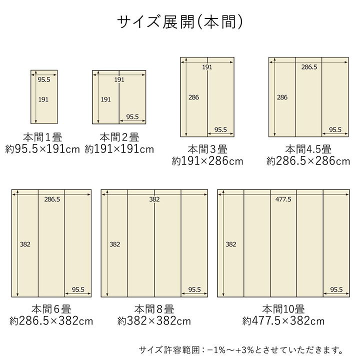 洗える ござ 日本製 国産 カーペット 丈夫 除菌スプレー対応 敷詰 ラグ 敷物 アウトドア レジャー ペット ベージュ 江戸間1畳（約87×174cm）｜sunbridge-webshop｜13