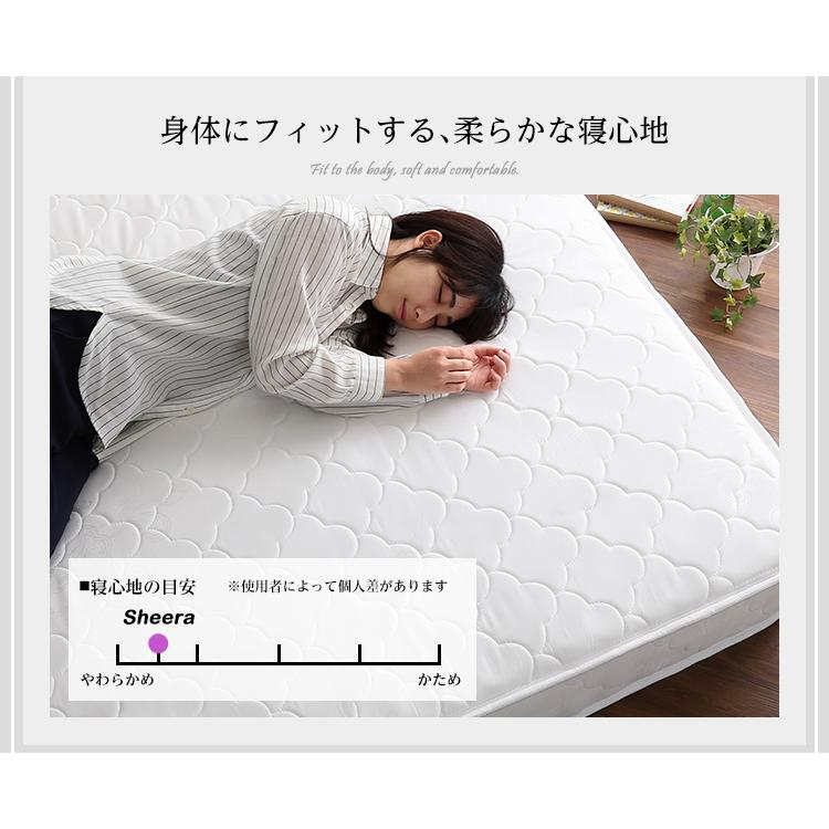 ベッド ダブル マットレス付き セット ダブルベッド 収納 大容量