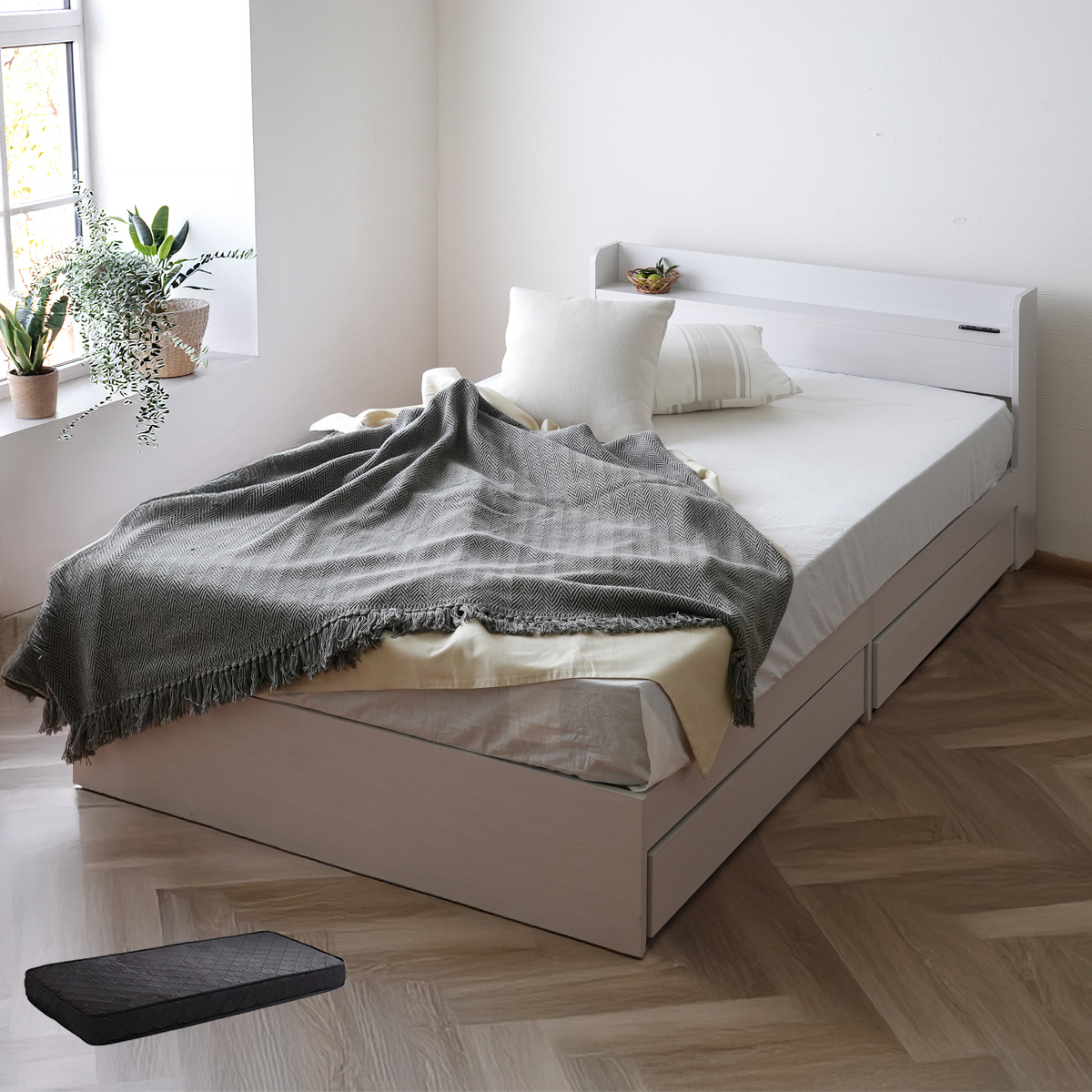 フレーム、マットレスセット｜ベッド｜ベッド、マットレス｜家具