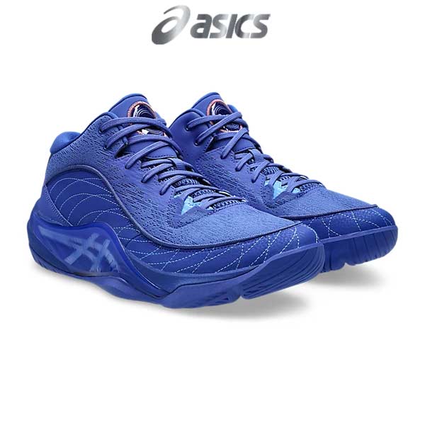 【asics】美品♡バスケットシューズ☆ジュニア24cmネイビー×ピンク z□【24cm】アシックス/asics ダンクショット MB 8 TBF139-0120