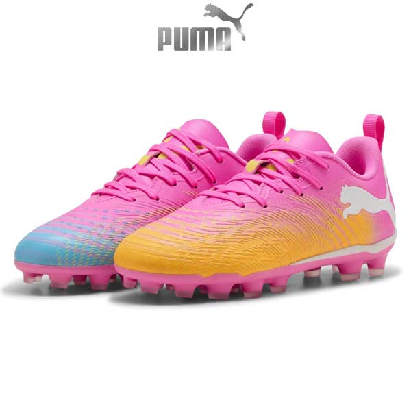 Puma サッカーシューズ・スパイク ピンク/イエロー　SG PUMA サッカースパイク（色：ピンク系）｜スパイク、シューズ