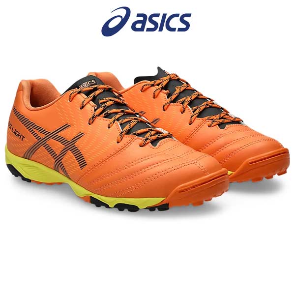 ASICS サッカートレーニングシューズ（色：オレンジ系）｜スパイク