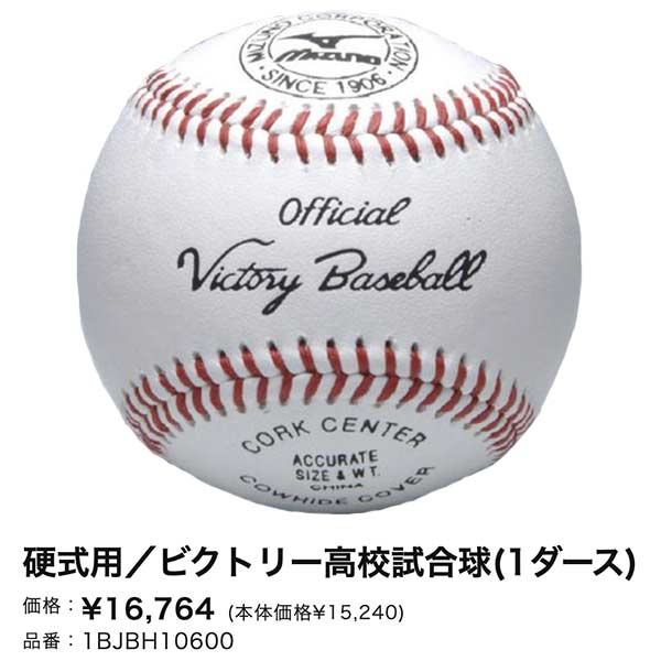 MIZUNO  硬式用  高校試合球  10個 高校試合球 10個 絶た 硬式用 MIZUNO