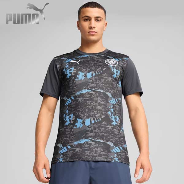 Puma Manchester City 半袖シャツ 黒/紫 Amazon.com : PUMA Men's Soccer Manchester City 23/24 Third