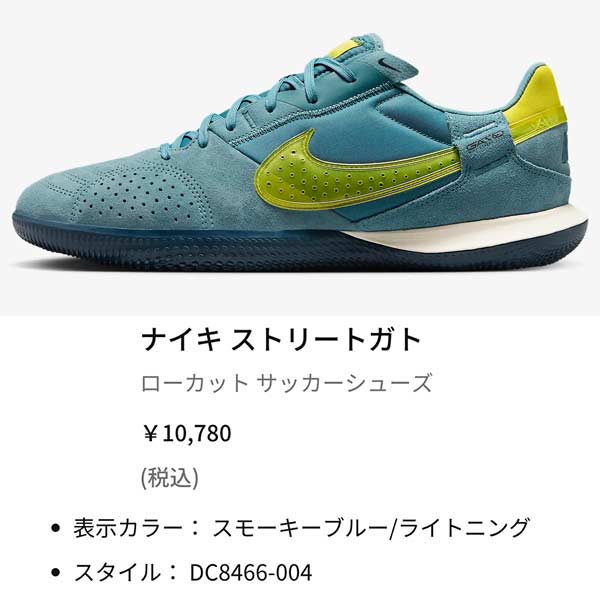 ASICS フットサル シューズ インドア ナイキ ストリート ガト IN