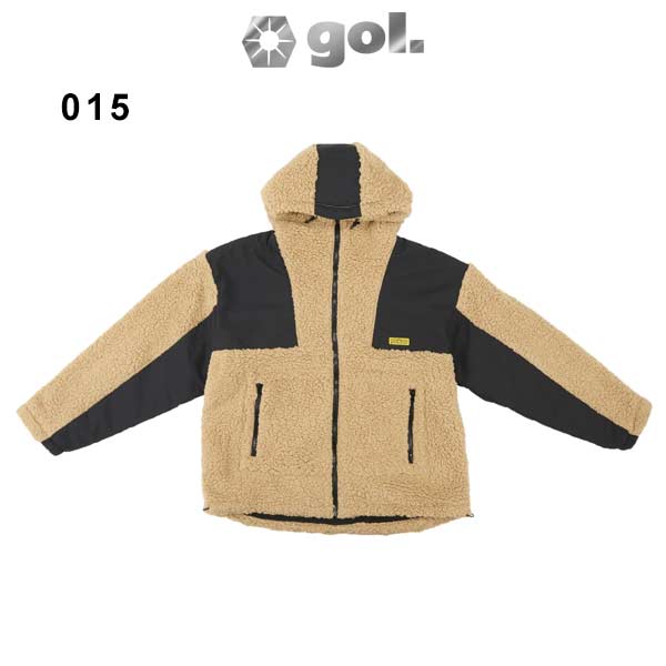 gol.（ゴル） ウェア フルジップ ボア フーディー 長袖 Dios nacio