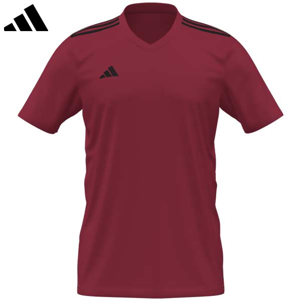 adidas アディダスゴルフ プルオーバー 2WAY Vネック ゆったり 赤L キャロライン-フウ-サンバ-og-