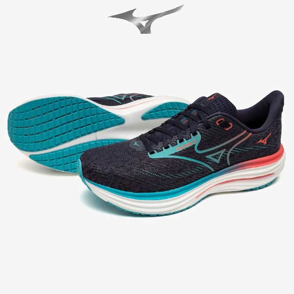 MIZUNO メンズランニングシューズ（色：ネイビー系）｜シューズ
