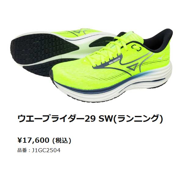 MIZUNO（ミズノ） ランニング シューズ ウェーブ ライダー 29 スーパー