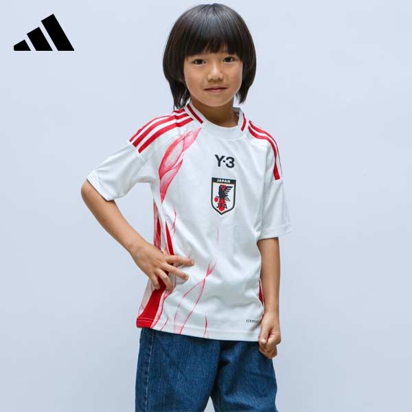 ウェア サッカー アディダス キッズ 日本代表 2024 アウェイ レプリカ ユニフォーム Y-3 ワイスリー ヨウジヤマモト ネームなし ホワイト  JNL10-IS8016 adidas : jnl10-is8016 : スポーツショップサンキャビン - 通販 - Yahoo!ショッピング