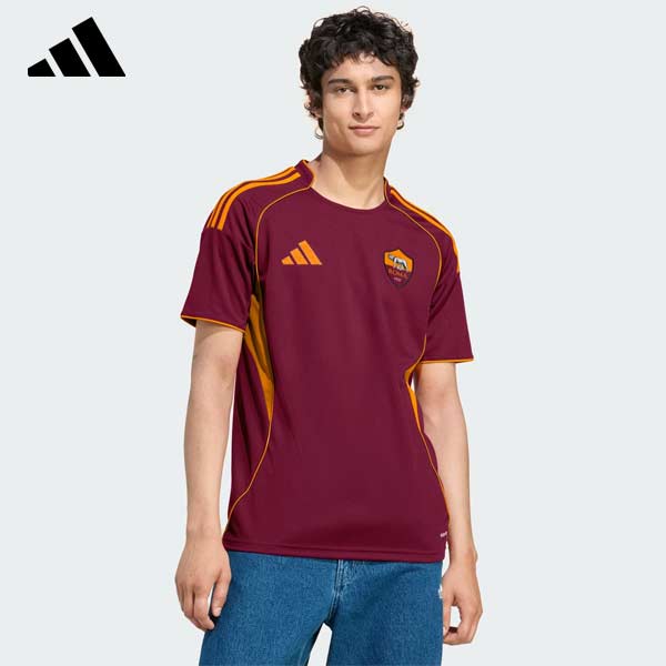 サッカー　ユニフォーム　 アディダス　as Roma ローマ　ゲームシャツ adidas ウエア サッカー アディダス ASローマ 25/26 1st ホーム
