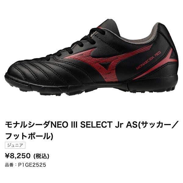 MIZUNO（ミズノ） サッカー ジュニア トレーニング シューズ
