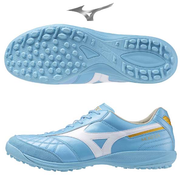 ミズノ　モレリア　サラエリートtf 27.5 限定色アズールブルー　水色 ミズノ モレリア サラ エリート TF 27.0cm アズールブルー 水色