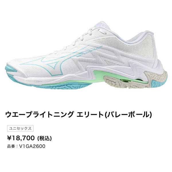 MIZUNO（ミズノ） ウェーブライトニング エリート バレーボール