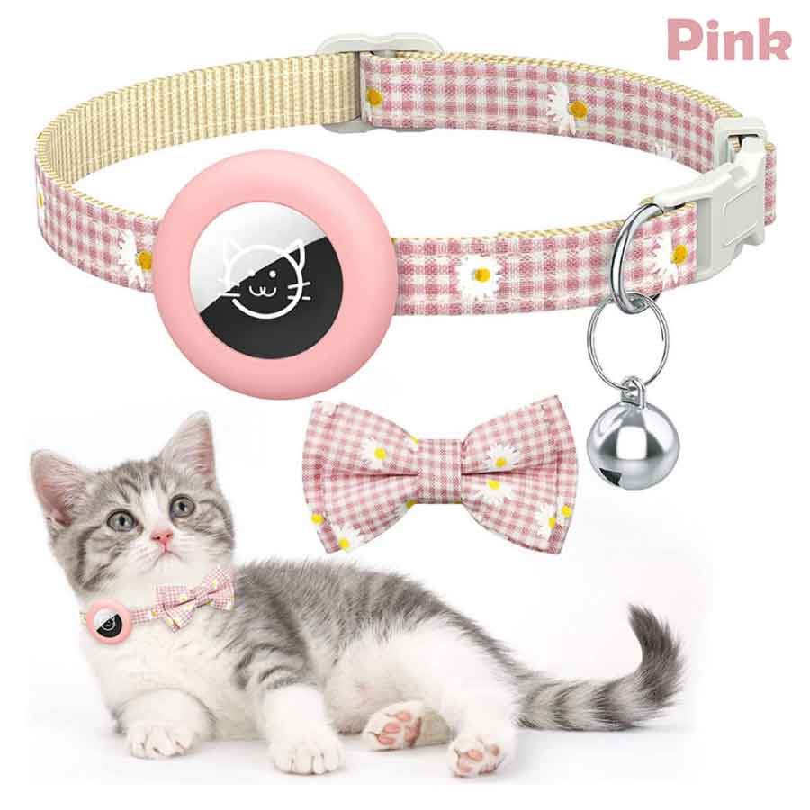 Airtag gps ペット 猫用首輪 追跡装置 エアタグ かわいい 首輪 安全首輪 犬猫 スマホ対応 gpsペット 光反射 調節可能 耐衝撃 安全バックル付き 送料無料 |  | 02