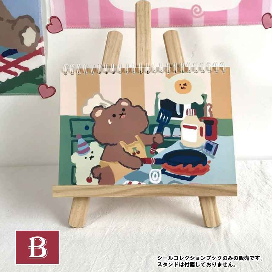 シールコレクションブック ステッカーブック シール収納ファイル シール台紙 ステッカーアルバム 繰り返し使える かわいい コレクション整理 |  | 02