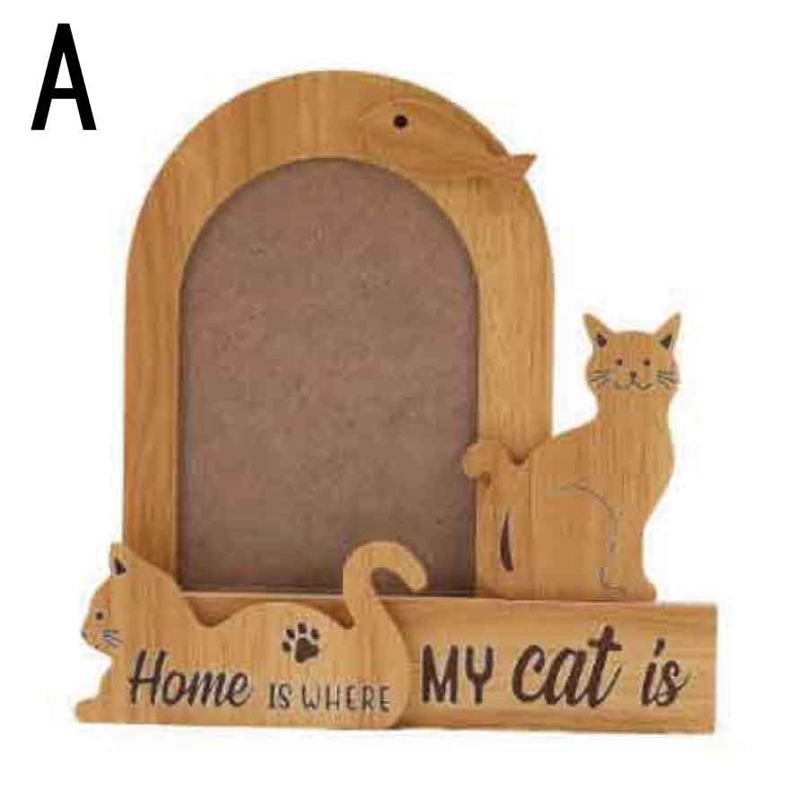 ペット メモリアル フォトフレーム 犬 猫 木製 写真立て 2デザイン おしゃれ 供養 送料無料 |  | 01