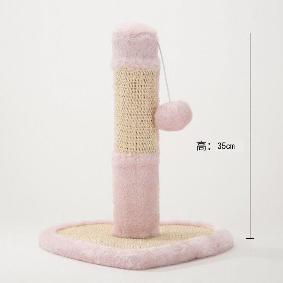 ハート 星 可愛い 猫用爪とぎ タワー 子猫 ピンク グレー キャットタワー インテリア 爪とぎ ストレス解消 送料無料 |  | 01