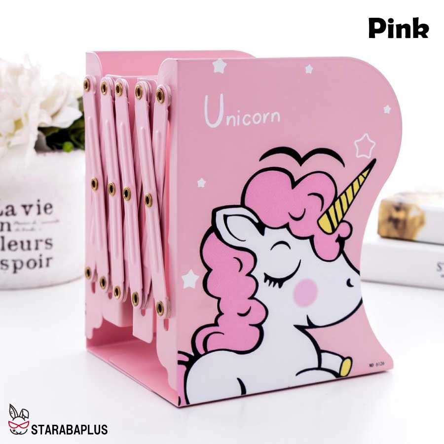 ユニコーン ブックスタンド 伸縮 長さ 調整 本立て スタンド かわいい 小学生 便利 入学 送料無料 |  | 03