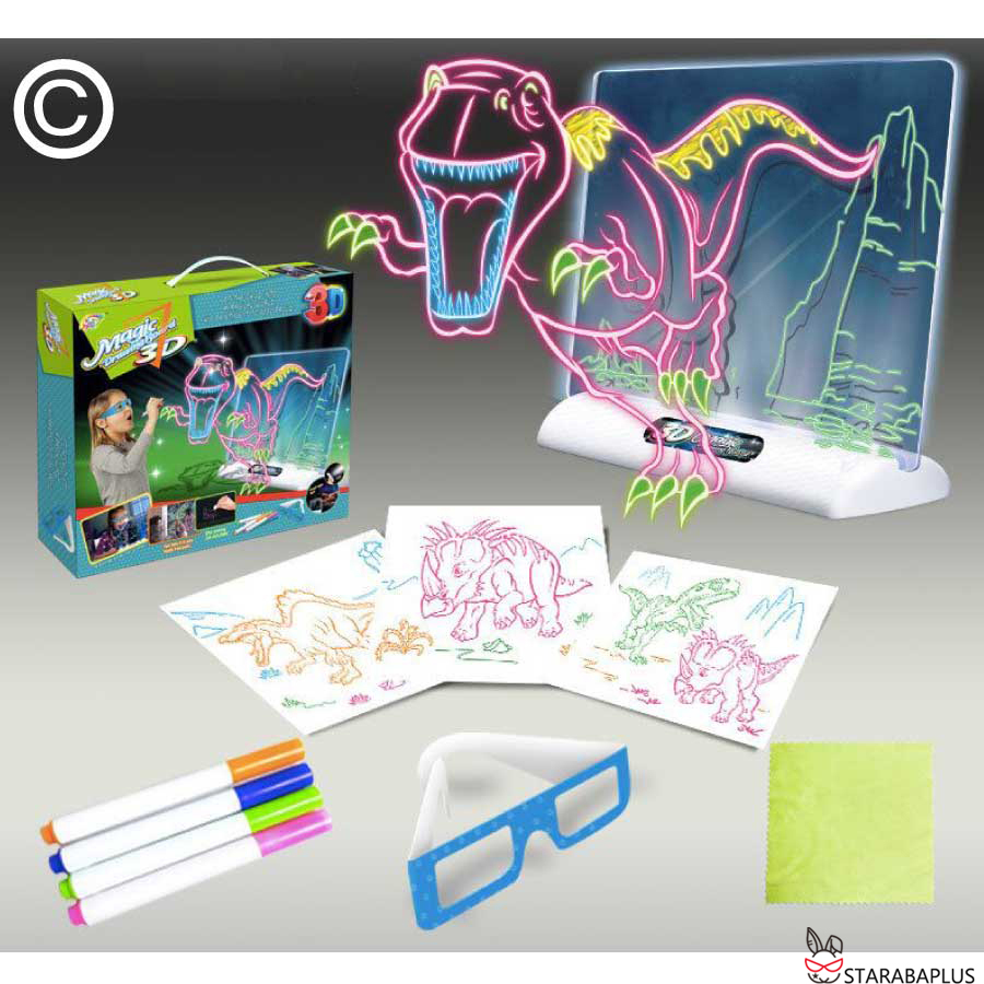 3Dお絵かき 飛び出る お絵かきボード おもちゃ ボード 女の子 男の子 誕生日 知育玩具 クリスマス プレゼント 送料無料 |  | 03