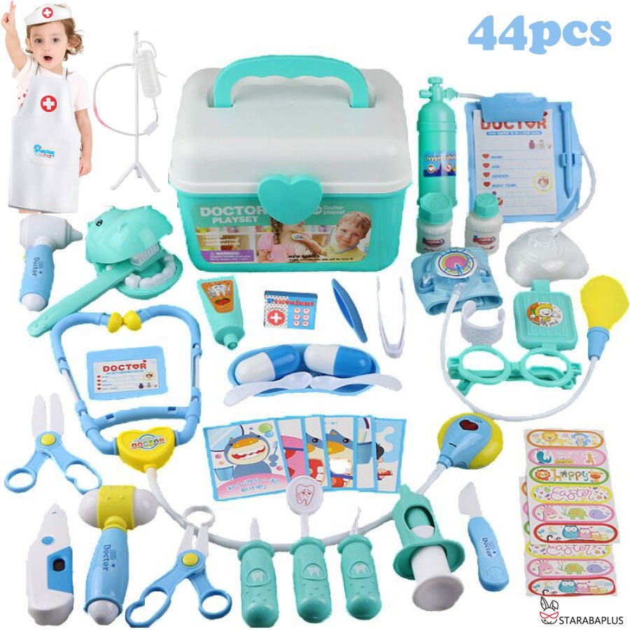 お医者さんごっこ おままごと 44点セット コスプレ医者ゲーム ミニドクター 男の子 女の子  親子 ゲーム 誕生日 クリスマス プレゼント 送料無料 |  | 01