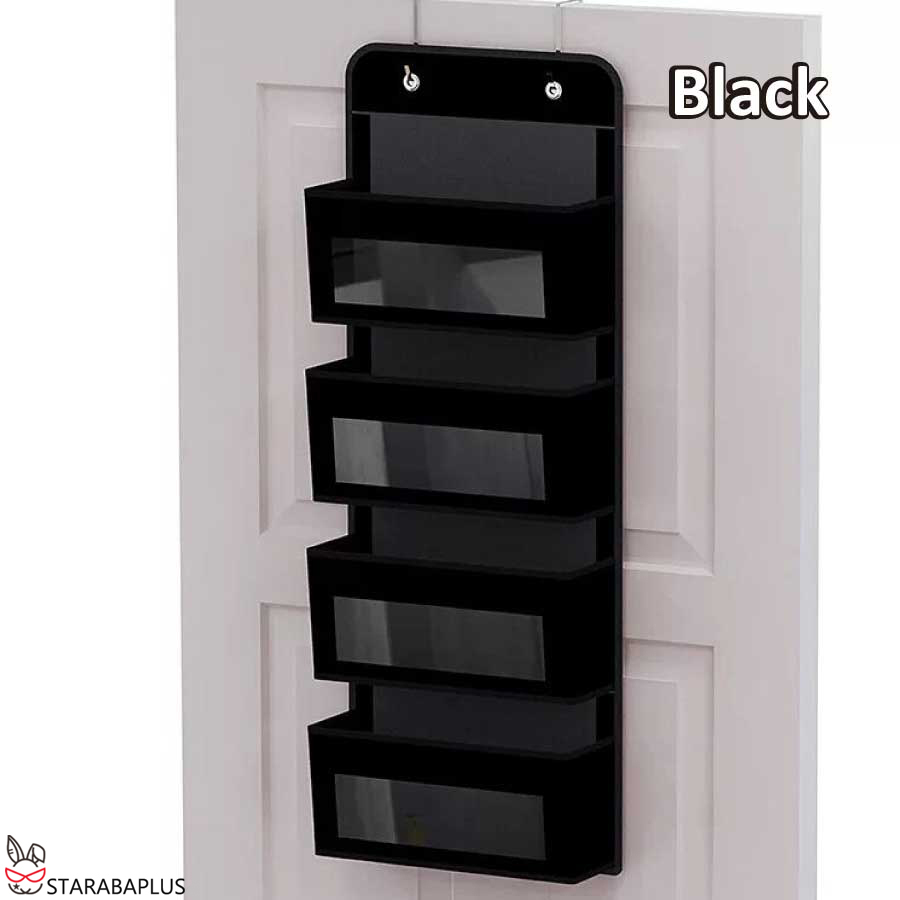 ウォールポケット 吊り下げ 4段 壁掛け収納式 小物入れ 大容量 書類 漫画 新聞紙 手紙 日常雑貨入れ 鍵 送料無料 |  | 02